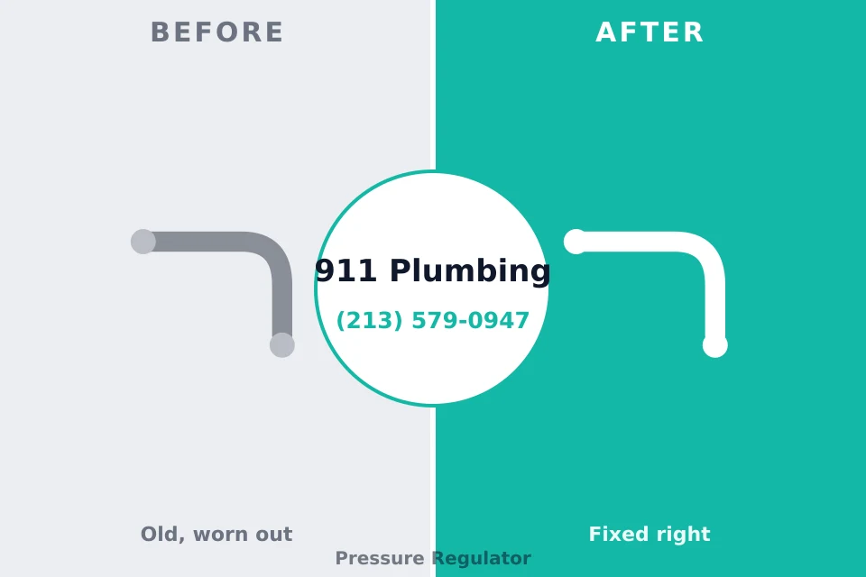 Before and after: plumbing repair Park Hills, KY